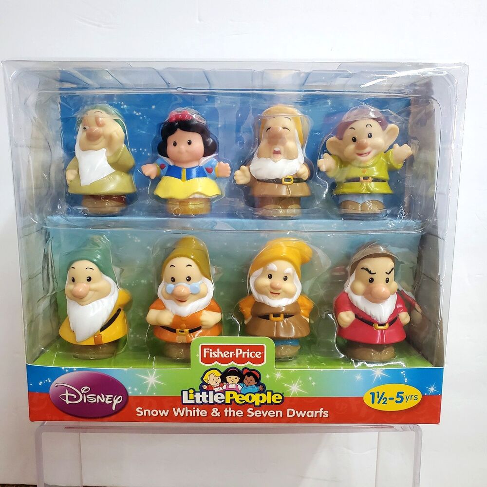 Fisher Price Little People Disney Snow White and The Seven Dwarfs Set NIB Y2781